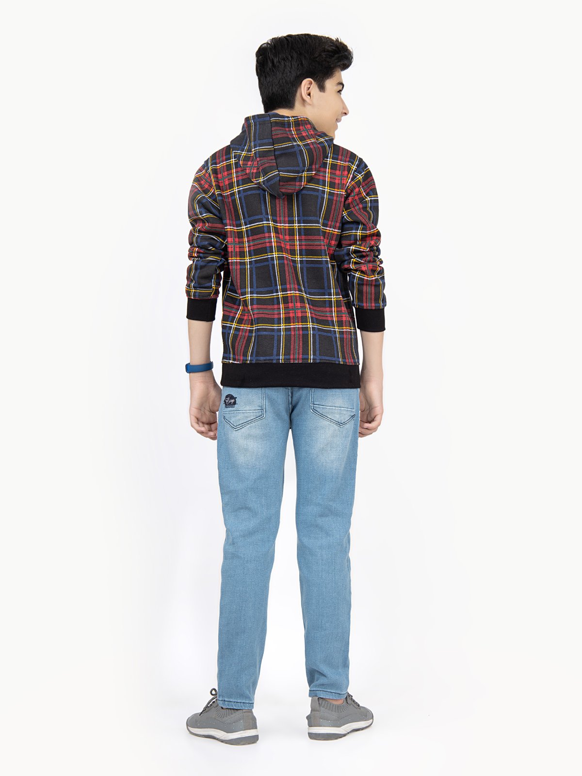 Edenrobe - Boy's Black Hoodie - EBTH21-005