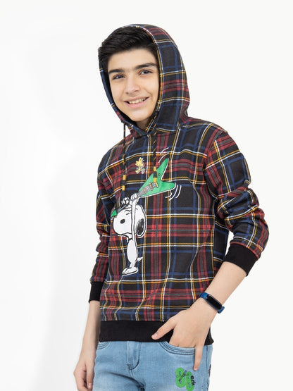 Edenrobe - Boy's Black Hoodie - EBTH21-005