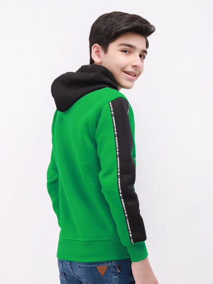 Edenrobe - Boy's Green Hoodie - EBTH21-013