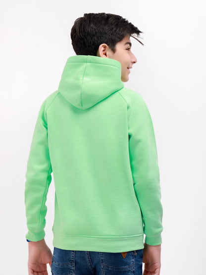 Edenrobe - Boy's Green Hoodie - EBTH21-016