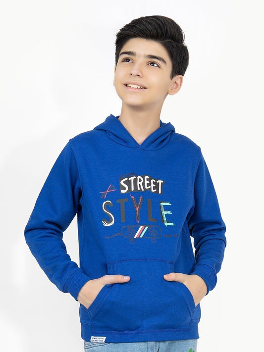 Edenrobe - Boy's Blue Hoodie - EBTH21-017