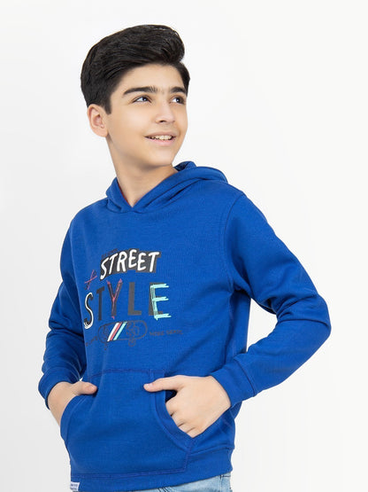 Edenrobe - Boy's Blue Hoodie - EBTH21-017