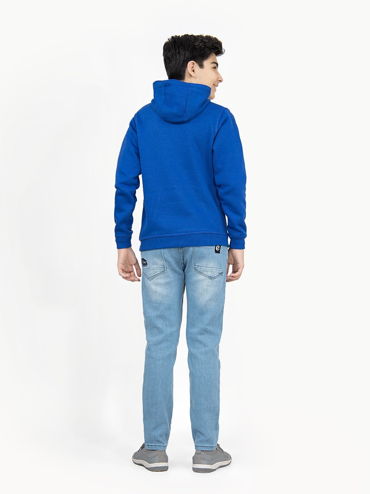 Edenrobe - Boy's Blue Hoodie - EBTH21-017