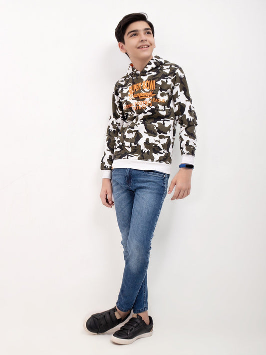 Edenrobe - Boy's Cameo Hoodie - EBTH21-018