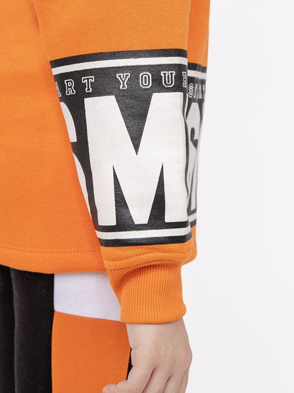 Edenrobe - Girl's Orange Hoodie - EGTH21-002