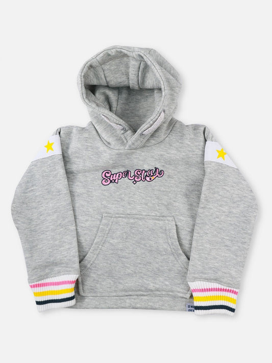 Edenrobe - Girl's Grey Hoodie - EGTH21-006