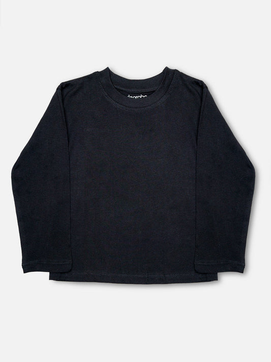 Edenrobe - Girl's Black Top - EGTBF21-002