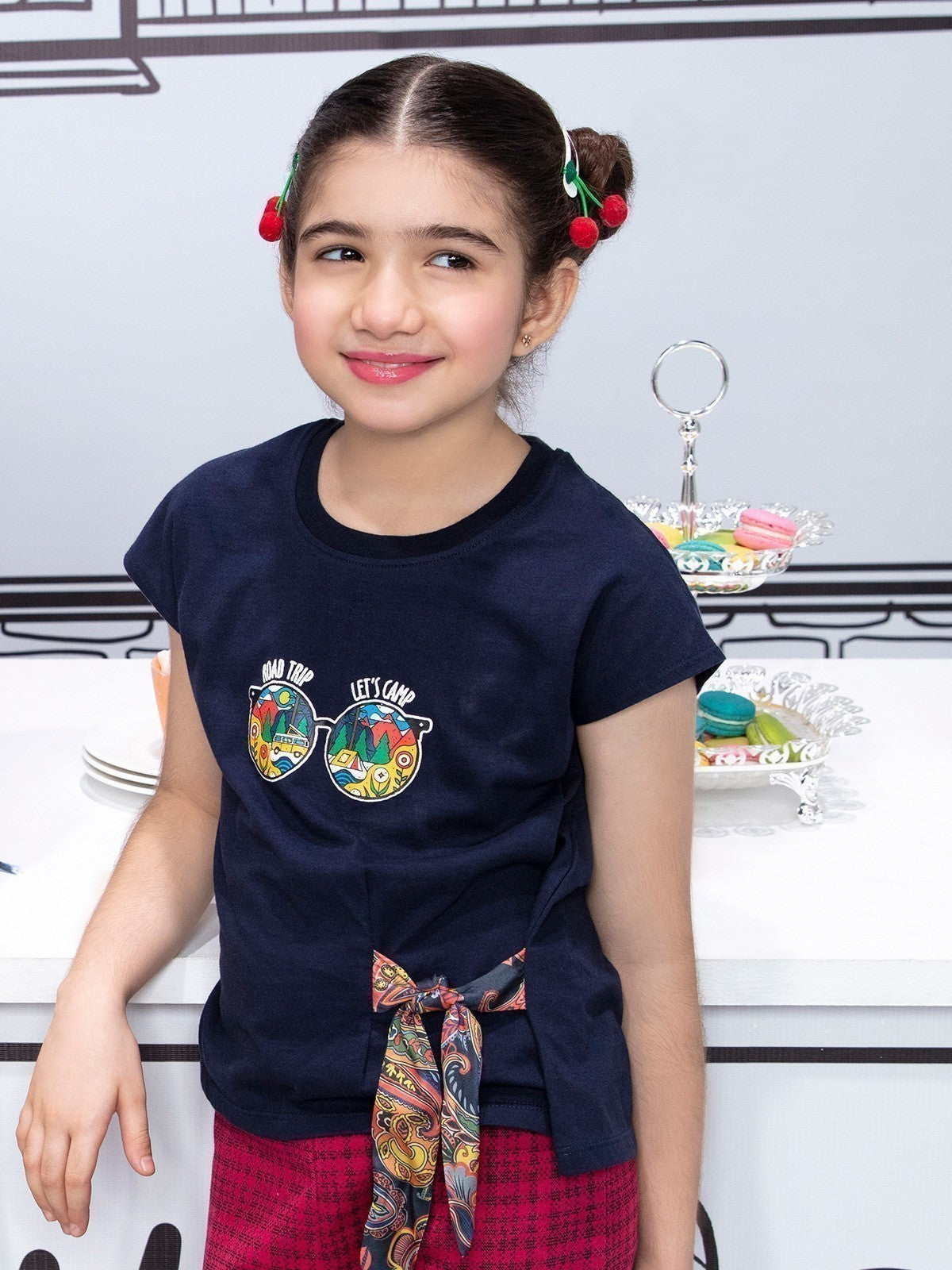 Edenrobe - Girl's Purple Top - EGTK21-005