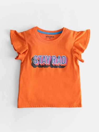 Edenrobe - Girl's Orange Top - EGTK21-006