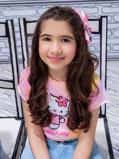 Edenrobe - Girl's Pink Top - EGTK21-007