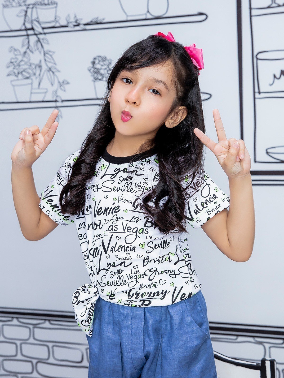 Edenrobe - Girl's White Top - EGTK21-008