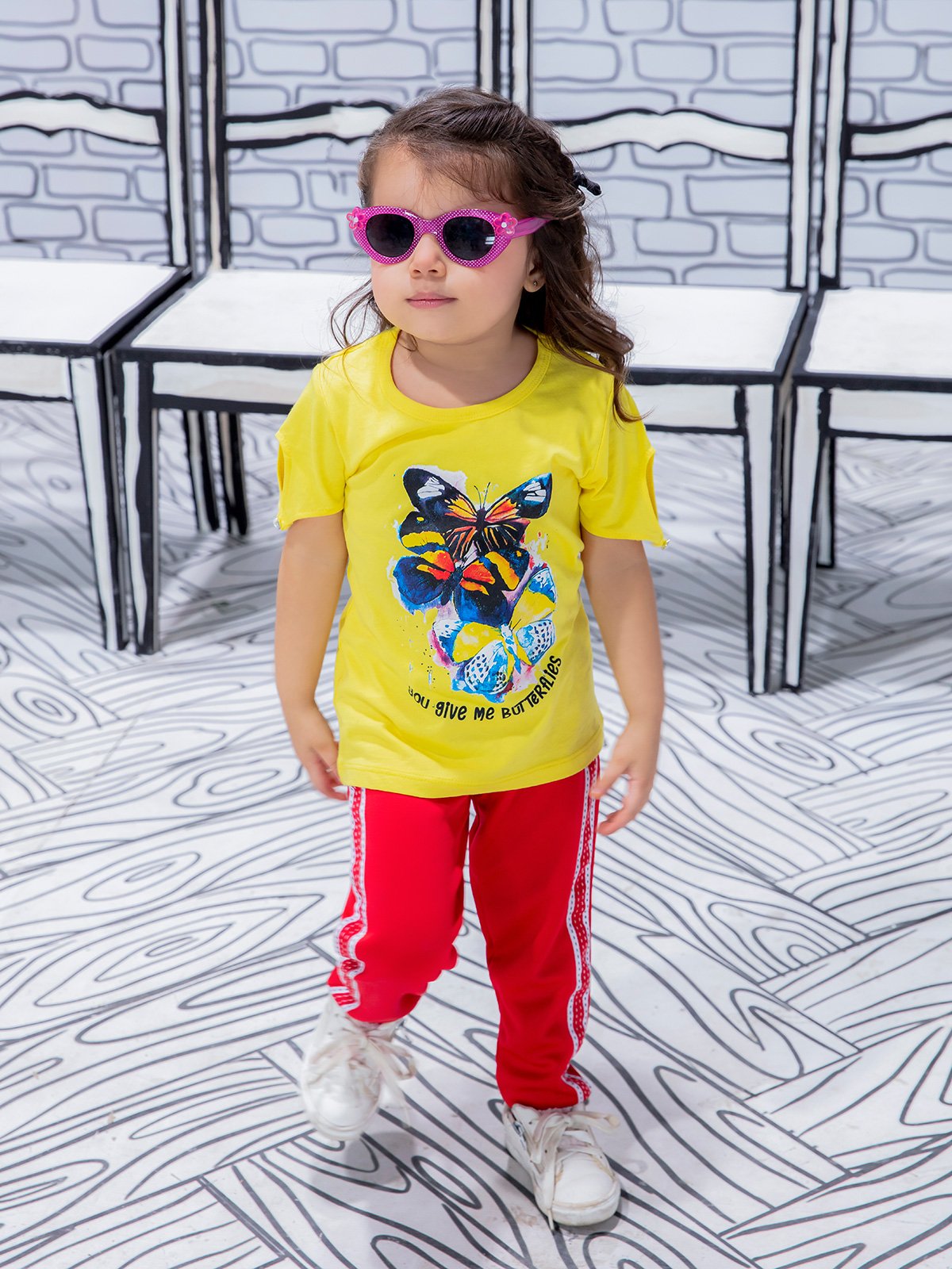 Edenrobe - Girl's Lime Top - EGTK21-009