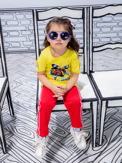 Edenrobe - Girl's Lime Top - EGTK21-009