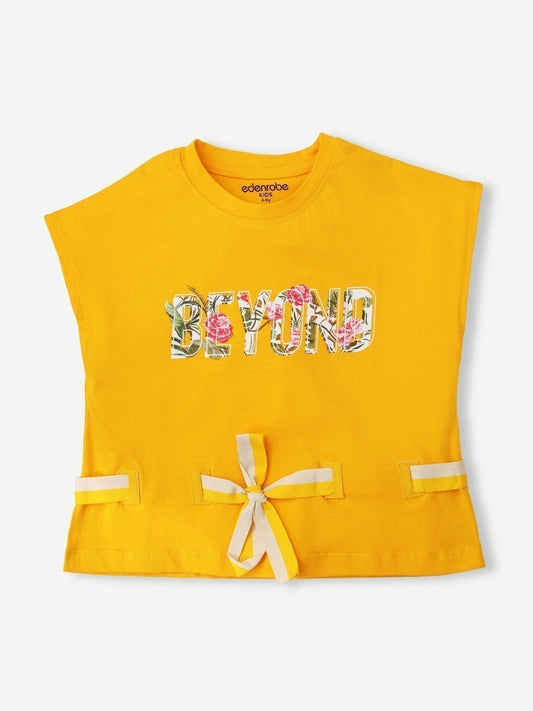 Edenrobe - Girl's Yellow Top - EGTK21-012