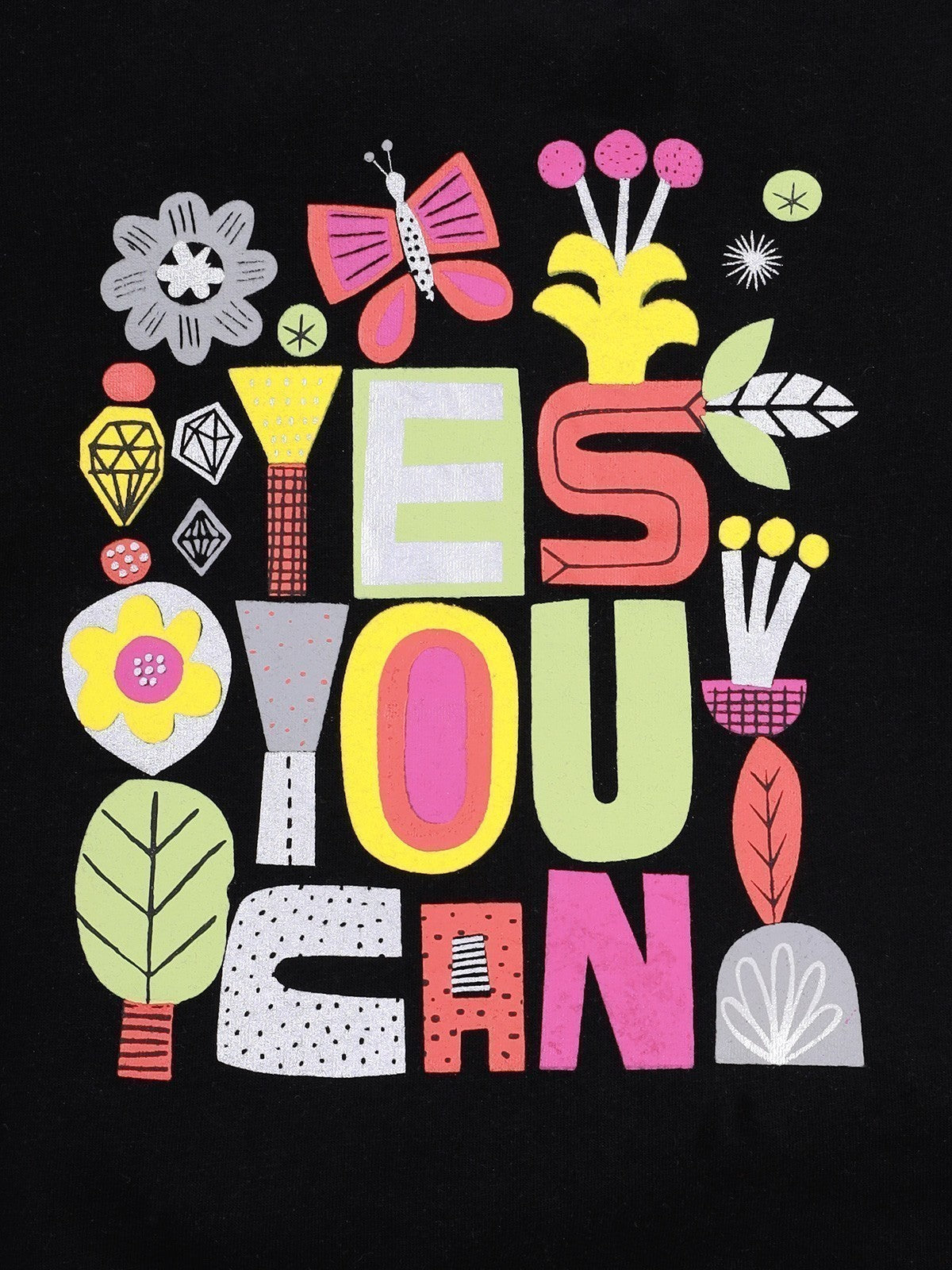 Edenrobe - Girl's Black Top - EGTK21-015