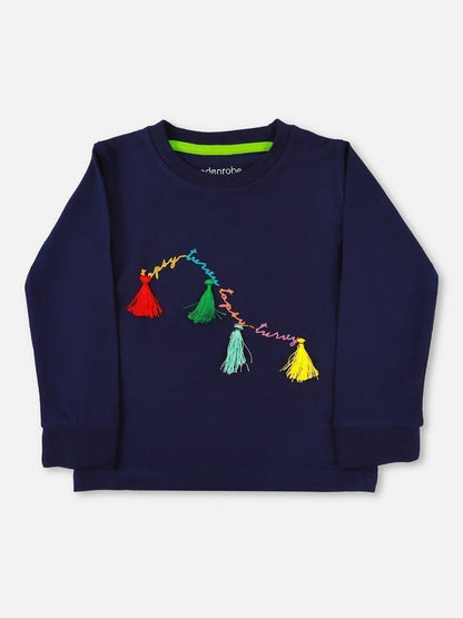 Edenrobe - Girl's Blue Top - EGTKF21-004