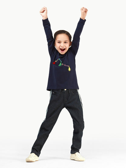 Edenrobe - Girl's Blue Top - EGTKF21-004