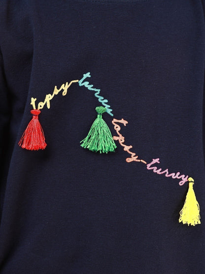 Edenrobe - Girl's Blue Top - EGTKF21-004