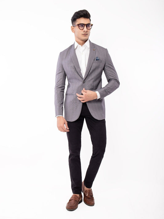 Edenrobe - Men's Steel Grey Blazer - EMTB21-6731