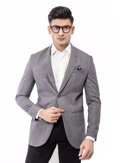 Edenrobe - Men's Steel Grey Blazer - EMTB21-6731