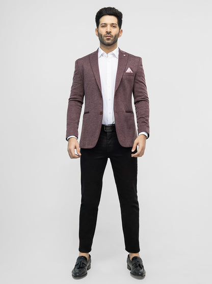 Edenrobe - Men's Burgundy Blazer - EMTB21-8164