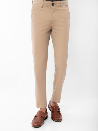 Edenrobe - Men's Mid Khaki Chino Pant - EMBCP21-001