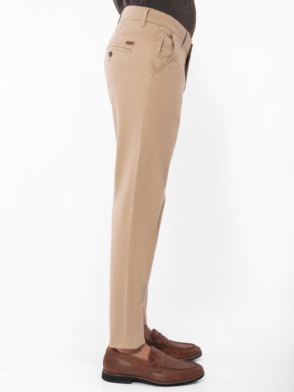 Edenrobe - Men's Mid Khaki Chino Pant - EMBCP21-001