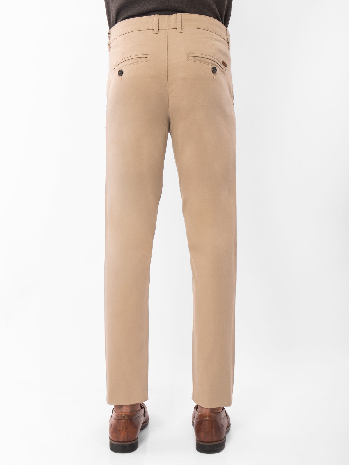 Edenrobe - Men's Mid Khaki Chino Pant - EMBCP21-001