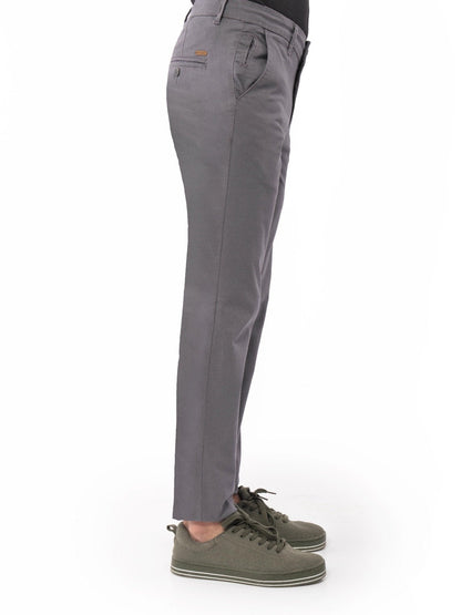 Edenrobe - Men's Teal Grey Chino Pant - EMBCP21-004