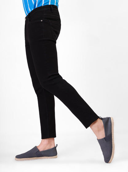 Edenrobe - Men's Black Denim Jeans - EMBPD21-006