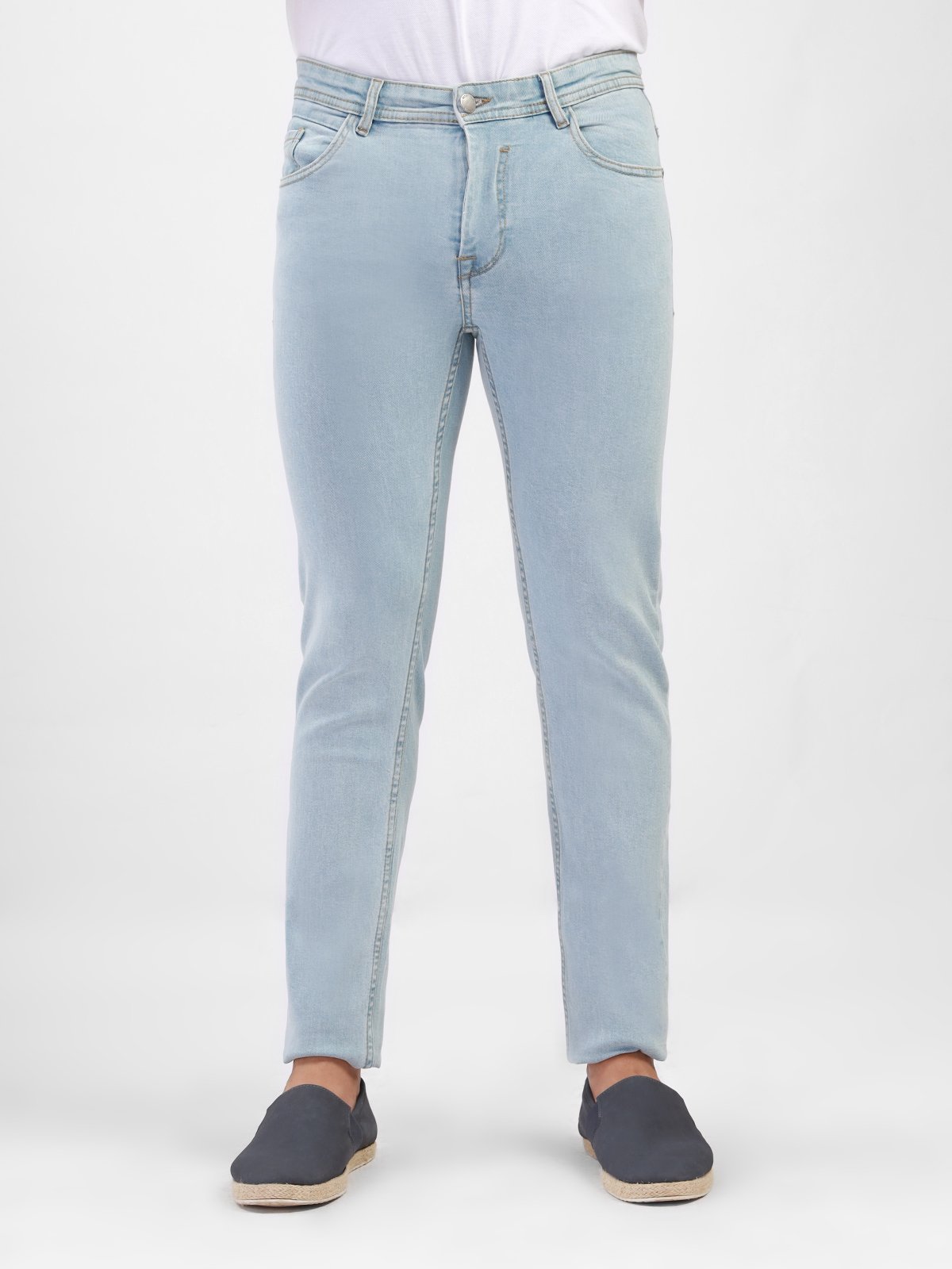 Edenrobe - Men's Light Blue Denim Jeans - EMBPD21-008