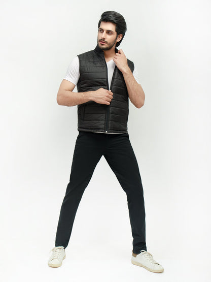 Edenrobe - Men's Black Jacket - EMTJ21-001