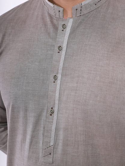 Edenrobe - Men's Zinc Kurta - EMTK21S-99059