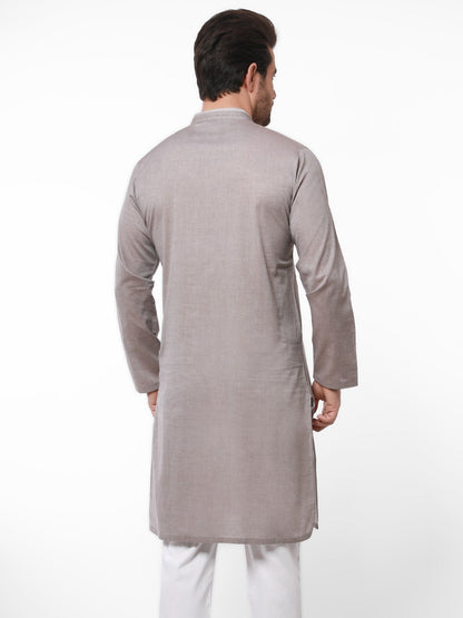 Edenrobe - Men's Zinc Kurta - EMTK21S-99059