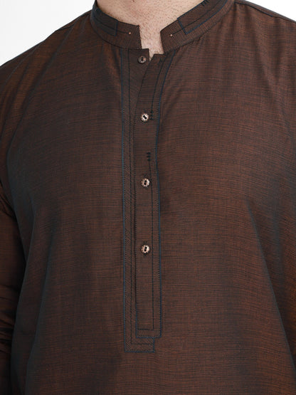 Edenrobe - Men's Brown Kurta - EMTK21S-99092