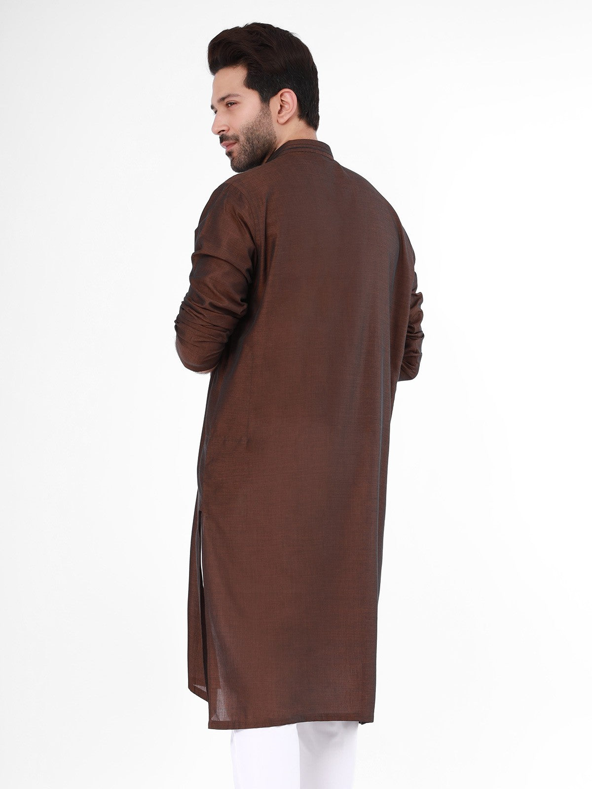Edenrobe - Men's Brown Kurta - EMTK21S-99092