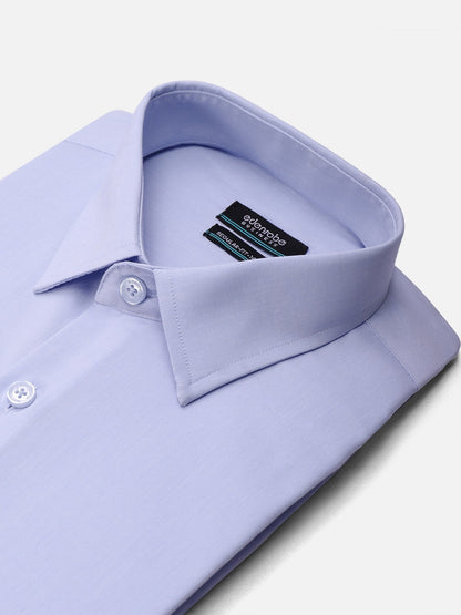 Edenrobe - Men's Sky Blue Plain Shirt - EMTSB21-022