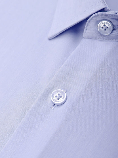 Edenrobe - Men's Sky Blue Plain Shirt - EMTSB21-022