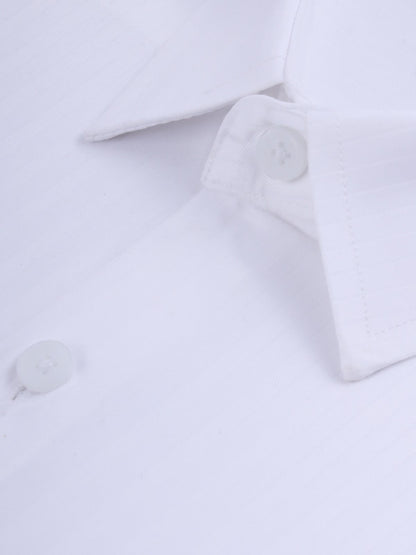 Edenrobe - Men's White Shirt Plain - EMTSB21-042