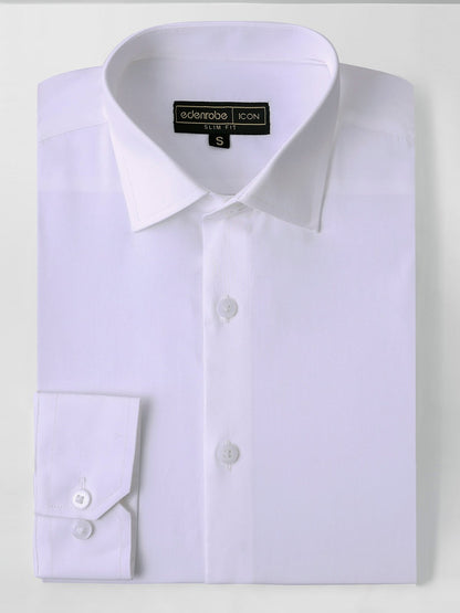 Edenrobe - Men's White Shirt - EMTSI21-50206