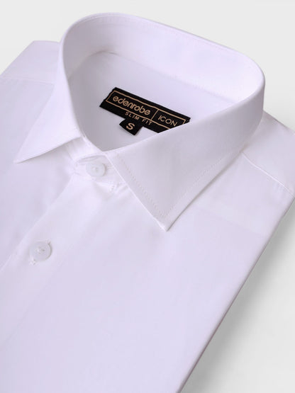 Edenrobe - Men's White Shirt - EMTSI21-50206
