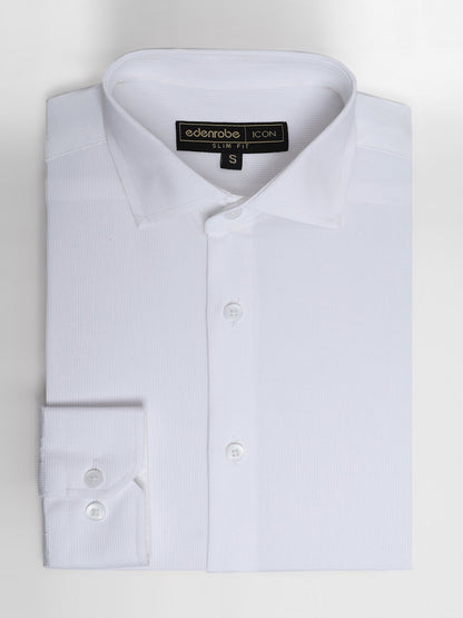 Edenrobe - Men's White Shirt - EMTSI21-50195