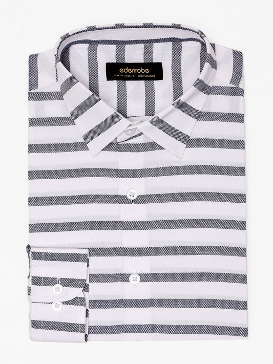 Edenrobe - Men's White Shirt - EMTSUC21-135
