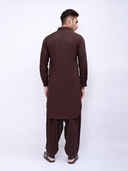 Edenrobe - Men's Deep Brown Swish Collection - EMTSW21S-99024