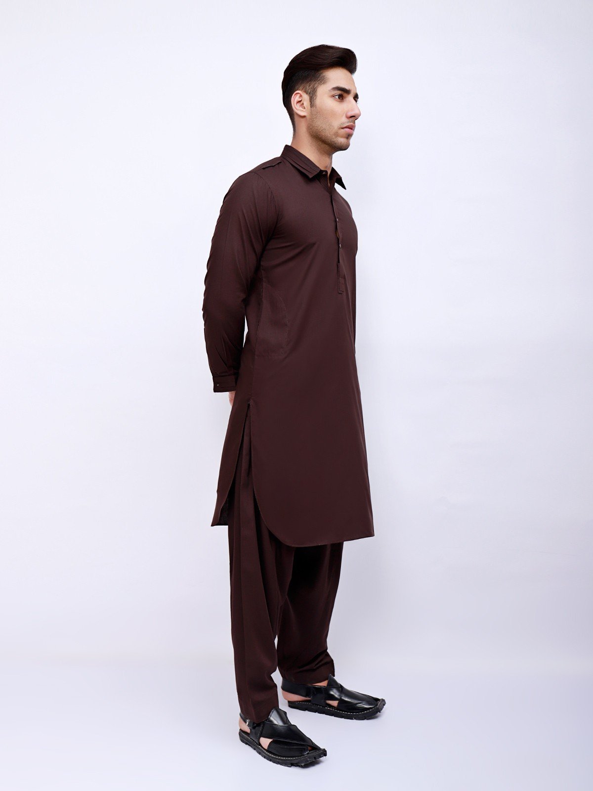 Edenrobe - Men's Deep Brown Swish Collection - EMTSW21S-99024