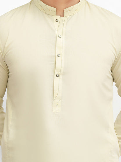 Edenrobe - Men's Cream Swish Collection - EMTSW21S-99025