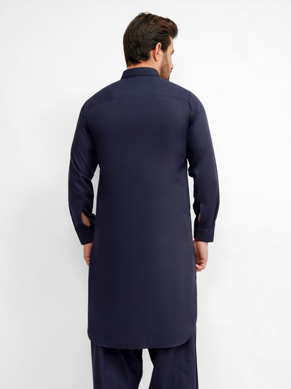 Edenrobe - Men's Navy Blue Swish Collection - EMTSW21S-99026