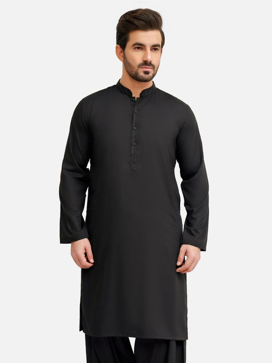 Edenrobe - Men's Black Swish Collection - EMTSW21S-99027