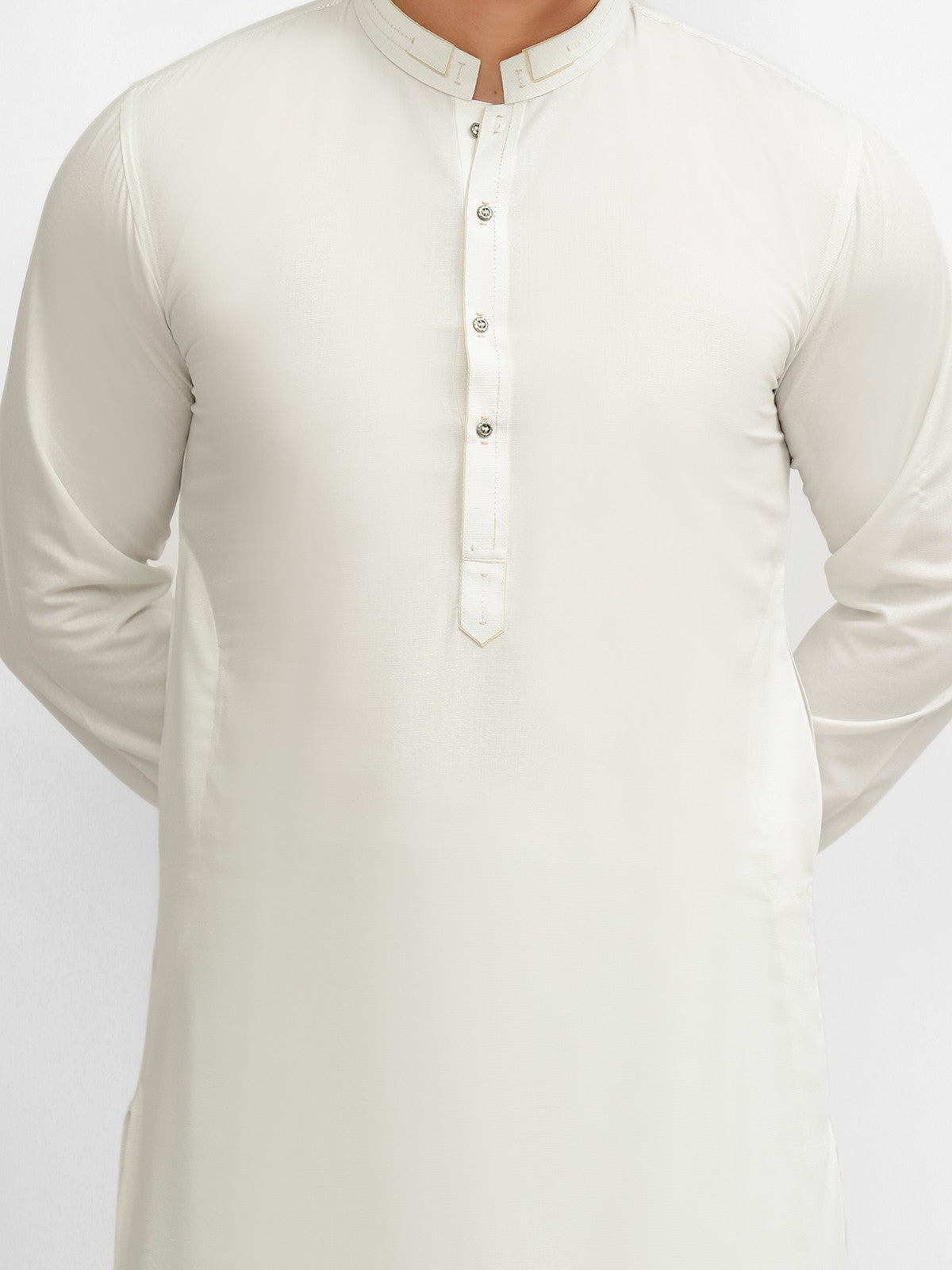 Edenrobe - Men's Off White Swish Collection - EMTSW21S-99028