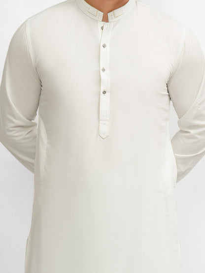 Edenrobe - Men's Off White Swish Collection - EMTSW21S-99028